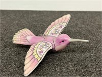 Bradford Exchange Pink Hummingbird Porcelain