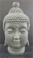 (AZ) Green Buddha Head Statue (20.5" Tall)