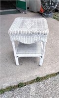 Small wicker End table