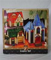 Stained Glass Village Vintage Christmas