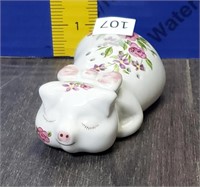 Porcelain Pig Potpourri Holder