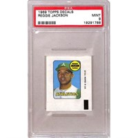 1969 Topps Decals Reggie Jackson Rookie Psa 9