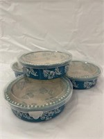 Temptations real storage bowls set of four