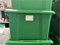 Brightroom wheeled latching storage bin 32 gal