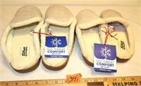 Memory Foam Slippers Ladies 5/6 and 11/12 NWT