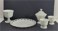 Vintage Milk Glass Dishes