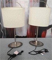 11 - PAIR OF MATCHING TABLE LAMPS (W52)