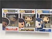 3 NIB FUNKO POP Elvis, Cher, Snoop