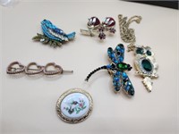 Brooch Lot new and Vintage