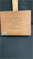 Creve Coeur Club Cigar Wooden  Box