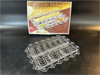 Fifth Avenue Crystal 12” x 9” Relish Tray