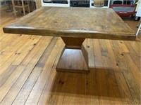 Square Pine Table 48” x 48” Top Removes for Easy
