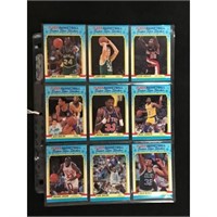 Complete Set Of 1988 Fleer Basketball Stickers