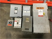 Misc. smaller electrical boxes  pump switch