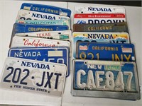 Various License Plates