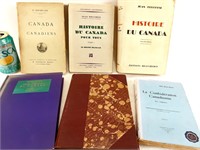 6 livres sur l'Histoire du Canada dont Bruchesi +