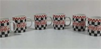 Coca-Cola Checker Pattern Coffee Mug's 6