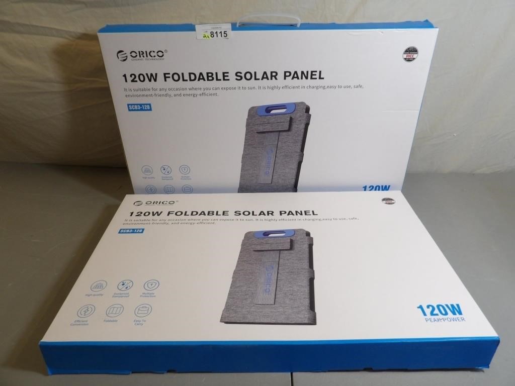 2x Orico 120w  Solar Panels