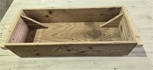 Wood Crate, 34-3/4" X 13-5/8" X 6-3/4"