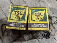 Vintage TSC Tobacco Cans