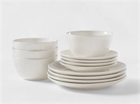 NEW - Project 62 Avesta White 12pc Dinnerware Set