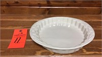 Woven traditions 9” quiche dish- ivory