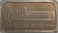 Gold Stand 1-Oz Silver Bar