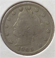 1905 Liberty Head V Nickel