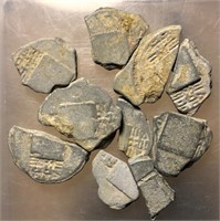 410 - 479 Liu Song 4 Sizhu Casting Mold Fragments