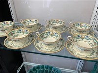 Royal Doulton "The Rochester" Cup & Saucers X7