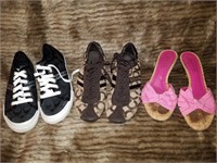 Three Pairs of Coach Shoes - Size 5 ½
