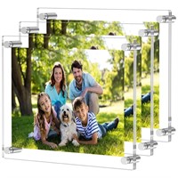 NIUBEE Clear Acrylic 8x10 Wall Mount Picture