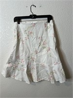Vintage Y2K Debut Embroidered White Skirt