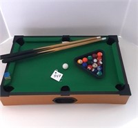 Taple Top Pool Game (orig 9-ball is missing)