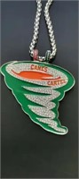 Miami Hurricanes Pendant and Chain NEW