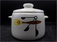 Vintage West Bend Stoneware Bean Pot/Crock
