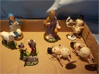 Nativity figures and snowmen KITCHEN KITCHEN