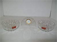 Clock & Crystal Bowls