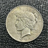 1934-P US Peace Dollar