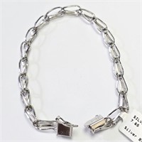 $90 Silver 7.69G 8"  Bracelet
