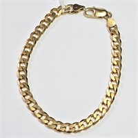 $5500 10K  16.09G 8.5" Cuban 6Mm Bracelet