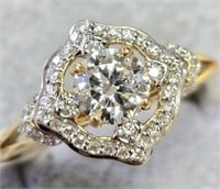 $4920 14K  3.34G Lab Diamond 1.07Ct Ring