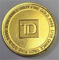 24K  3.13G Fine 9999 Td Coin