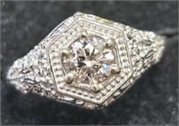 $7500 14K  4.4G Lab Diamond 0.55Ct Ring