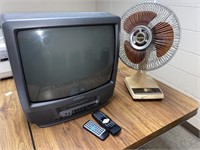 Broksonic color tv - vcr combo with remotes