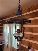 2 Hanging Oil Lamps