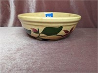 Oven Ware Crock Bowl with Flowers