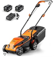 LawnMaster CLM2413A Cordless 13-Inch Lawn Mower