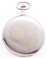 SWISS QTZ. Pocket Watch Silver Case