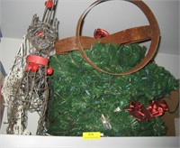 Shelf Contents-Wreaths- Reindeer